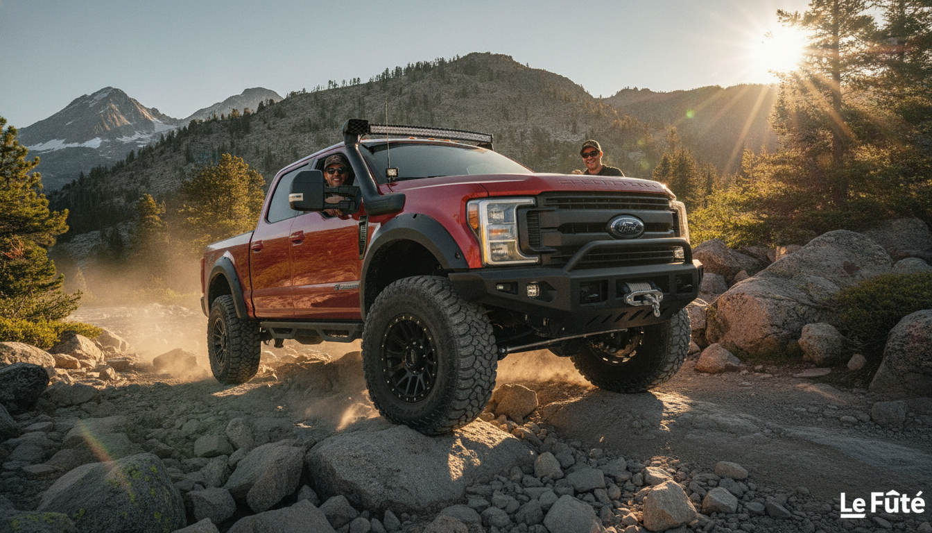 AEV repousse les limites du Ford F-250 pour forger un 4×4 extrême incomparable 1 découvrez comment aev transforme le ford f-250 en un 4x4 extrême inégalé, repoussant les limites de performance et de robustesse pour des aventures tout-terrain hors du commun.