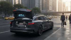 découvrez notre berline électrique élégante et spacieuse, offrant un coffre de 475 litres, parfaite pour rivaliser avec les modèles chinois abordables alliant style et praticité.