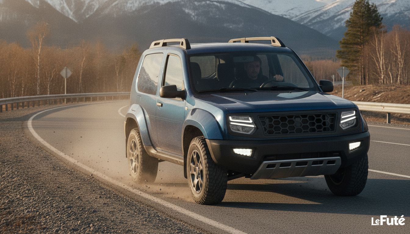 Ce 4×4 russe bon marché inspiré du Dacia Duster, banni en Europe, délivre 80 % de son couple moteur dès 1 000 tr/min 1 découvrez ce 4×4 russe économique, inspiré du dacia duster et interdit en europe, qui offre 80 % de son couple moteur dès 1 000 tr/min pour une puissance impressionnante.