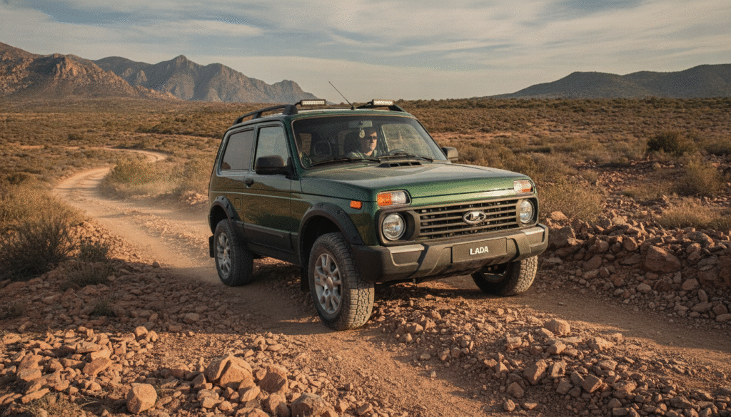 Ce 4×4 russe bon marché inspiré du Dacia Duster, banni en Europe, délivre 80 % de son couple moteur dès 1 000 tr/min 1 découvrez ce 4×4 russe économique, inspiré du dacia duster et interdit en europe, offrant 80 % de son couple moteur dès 1 000 tr/min pour une performance optimale.