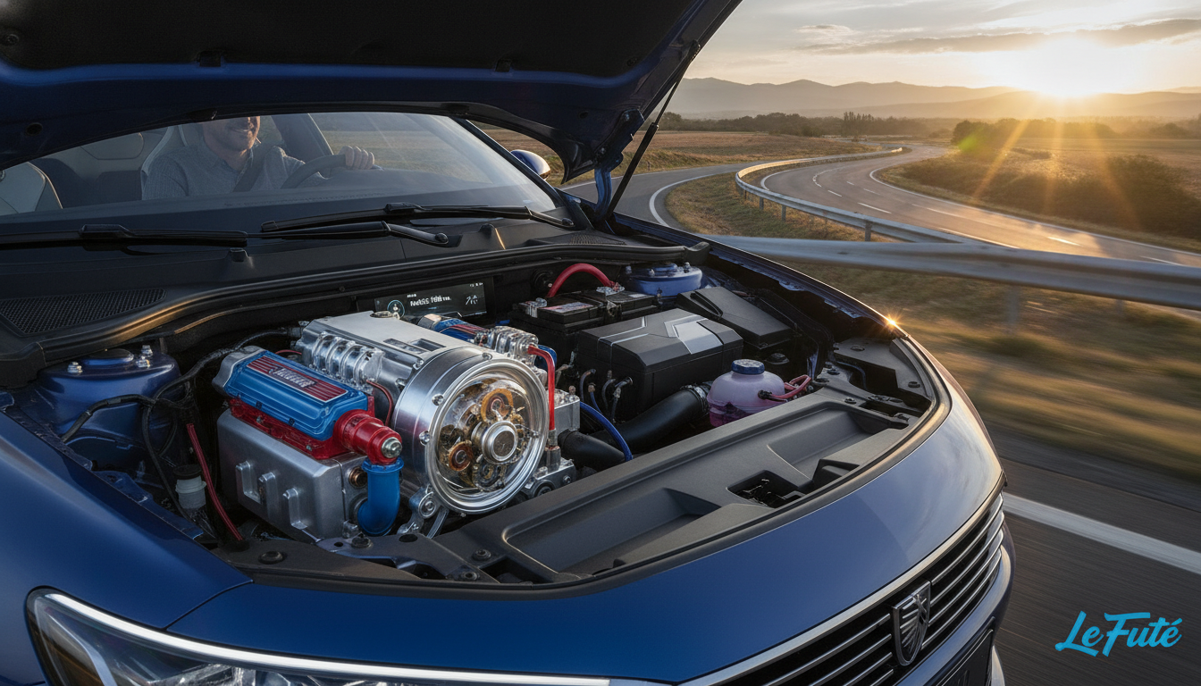 Découvrez comment un moteur à essence miniature français pourrait révolutionner l'autonomie des véhicules hybrides avec 1 400 km d'autonomie 1 découvrez l'innovation française avec un moteur à essence miniature offrant jusqu'à 1 400 km d'autonomie, une avancée majeure pour transformer l'efficacité des véhicules hybrides.
