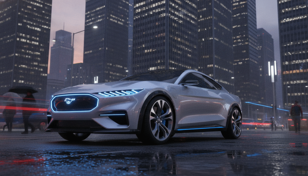 Ford dévoile la Mustang berline : l’alternative américaine à la Panamera, alliant praticité et esprit sportif authentique 1 découvrez la nouvelle ford mustang berline, une alternative américaine à la panamera qui combine praticité au quotidien et un esprit sportif authentique pour les passionnés de performance.