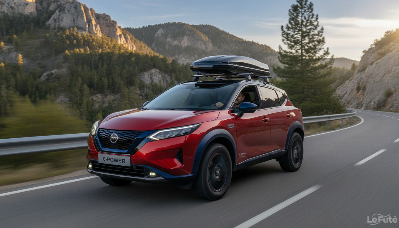 Grâce à la technologie e-POWER et à la transmission intégrale, ce petit SUV Nissan se transforme en un aventurier hybride audacieux, loin du simple véhicule urbain. 1 découvrez le petit suv nissan équipé de la technologie e-power et de la transmission intégrale, un hybride audacieux prêt pour toutes vos aventures, bien au-delà de la ville.
