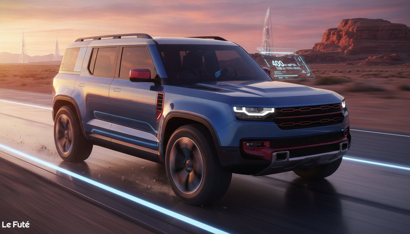 Huawei dévoile le Defender : un 4×4 de luxe capable de parcourir plus de 400 km sans essence et près de 1 400 km d'autonomie 1 découvrez le huawei defender, un 4×4 de luxe innovant offrant plus de 400 km d'autonomie sans carburant et près de 1 400 km d'autonomie totale pour des aventures sans limites.
