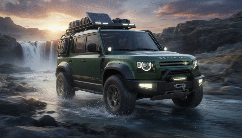 Huawei dévoile le Defender : un 4×4 de luxe capable de parcourir plus de 400 km sans essence et près de 1 400 km d'autonomie 1 découvrez le huawei defender, un 4×4 de luxe innovant offrant plus de 400 km d'autonomie sans essence et près de 1 400 km en total, combinant performance, élégance et technologie avancée pour une expérience de conduite exceptionnelle.
