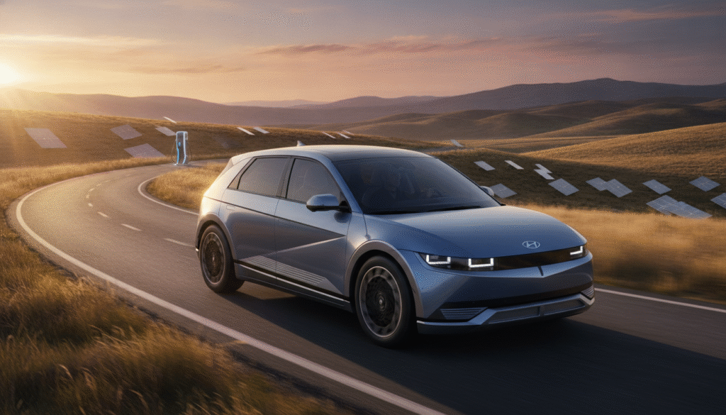 Hyundai dévoile en toute discrétion l’Ioniq V : un crossover électrique innovant avec technologie 800 volts 1 découvrez l’ioniq v de hyundai, un crossover électrique innovant doté d’une technologie 800 volts, alliant performance et design moderne pour une nouvelle expérience de conduite.