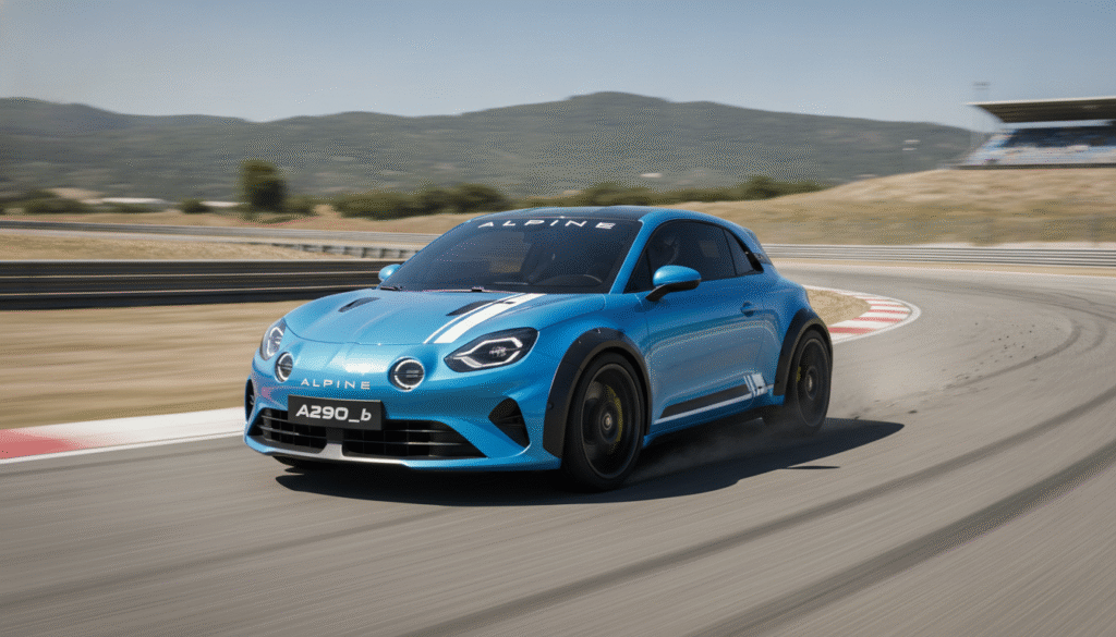 L’Alpine A290_β : Une sportive électrique taillée pour la piste, alliant performance extrême et design sans compromis 1 découvrez l’alpine a290_β, une sportive électrique conçue pour la piste, offrant une performance extrême et un design audacieux sans compromis.