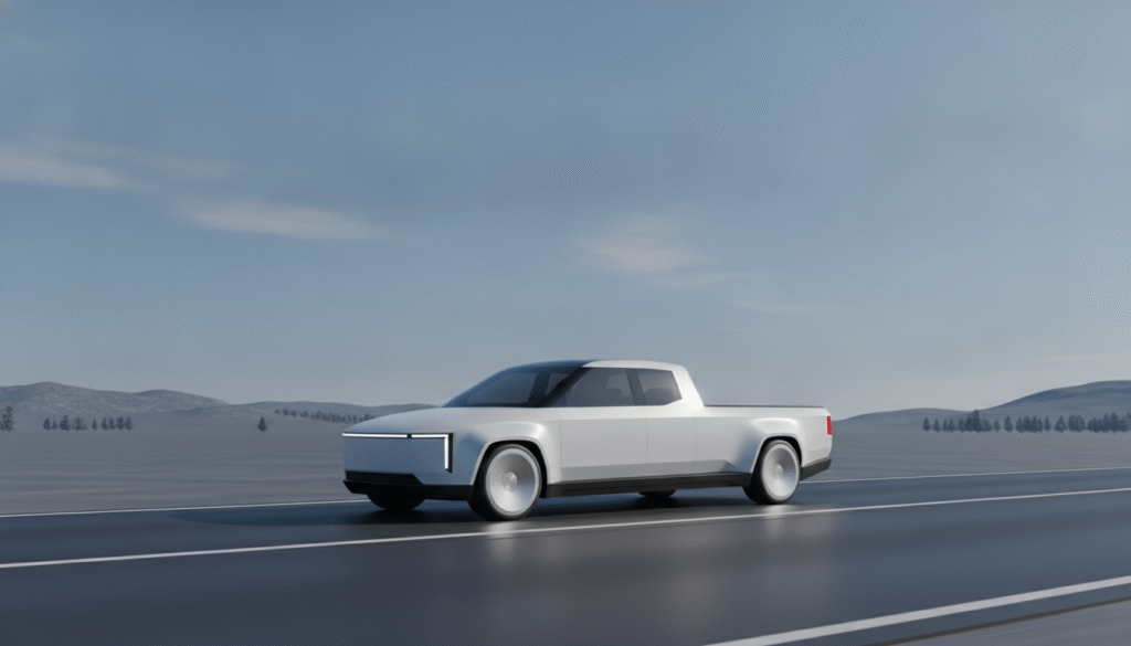 Le Slate Truck passé au crible : design minimaliste, l’appui du fondateur d’Amazon, et un pick-up électrique qui bouscule les attentes 1 découvrez le slate truck, un pick-up électrique au design minimaliste soutenu par le fondateur d’amazon, qui révolutionne le marché automobile avec ses innovations audacieuses.