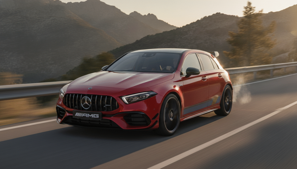 Mercedes-AMG A 45 S Final Edition : 421 chevaux pour une ultime explosion de puissance 1 découvrez la mercedes-amg a 45 s final edition, une voiture d'exception avec 421 chevaux, offrant une performance ultime et une puissance explosive pour les passionnés de conduite sportive.