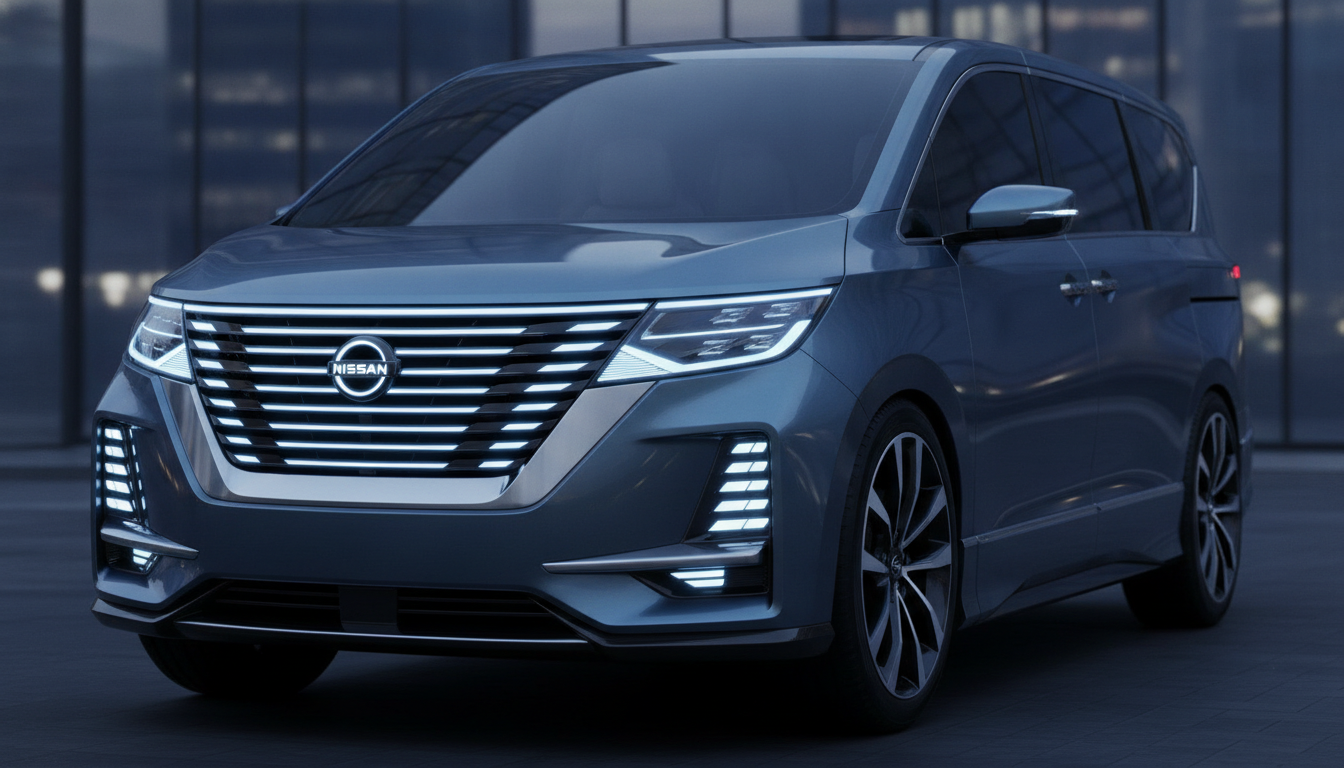 Nissan Elgrand 2026 : Le majestueux monospace hybride e-POWER renaît pour une nouvelle ère 1 découvrez le nissan elgrand 2026, un monospace hybride e-power majestueux alliant puissance, élégance et technologie avancée pour une expérience de conduite inédite.