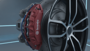 brembo révolutionne le freinage des voitures électriques avec son nouvel étrier historique offrant un couple exceptionnel de 8 500 nm, idéal pour gérer leur poids élevé.