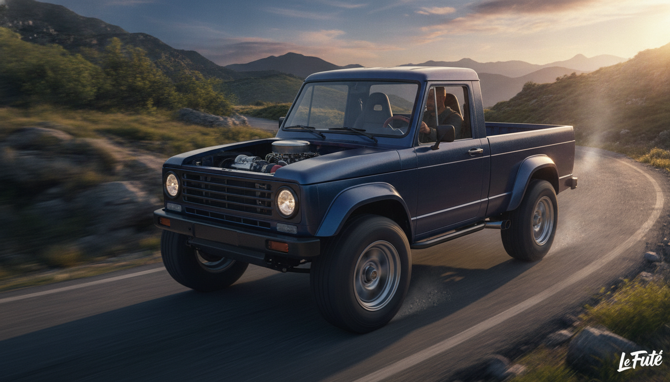 Santana 400D : le 4x4 emblématique espagnol revient en pick-up diesel 190 ch pour rivaliser avec le Hilux 1 découvrez le santana 400d, le 4x4 emblématique espagnol, désormais disponible en pick-up diesel de 190 ch, prêt à concurrencer le toyota hilux sur tous les terrains.