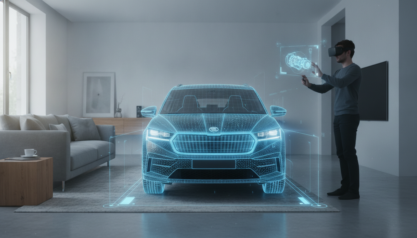Škoda révolutionne l'achat automobile en projetant ses modèles directement dans votre salon, sans passer par le showroom 1 découvrez comment škoda transforme l'achat automobile en vous permettant de visualiser ses modèles directement dans votre salon, sans besoin de vous rendre en showroom.