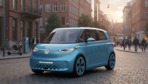 découvrez la volkswagen id. up, une compacte électrique abordable à 20 000 €, offrant 95 ch, 3,88 m de longueur et une autonomie de 250 km, prévue pour 2027.