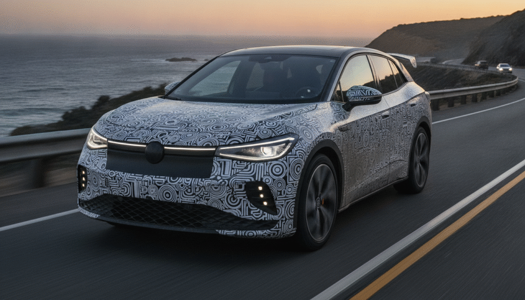 Volkswagen s'apprête à révolutionner l'ID.4 : vers un nouveau design et la disparition possible du nom emblématique 1 découvrez comment volkswagen prépare une transformation majeure pour l'id.4 avec un nouveau design audacieux et la possible disparition du nom emblématique, marquant une nouvelle ère pour le modèle électrique.
