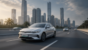 byd baisse le prix de sa nouvelle hybride à 21 990 €, offrant jusqu'à 105 km d'autonomie électrique sans carburant et challenge ses concurrents sur le marché.