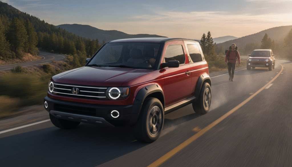 Ce mini Honda, au look de 4×4 vintage des années 80, dissimule en réalité un SUV moderne et discret sous sa carrosserie 1 découvrez ce mini honda au style rétro de 4x4 des années 80, qui cache un suv moderne et discret sous sa carrosserie vintage, alliant nostalgie et technologie actuelle.