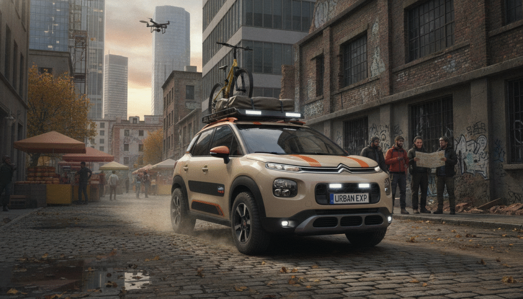Citroën métamorphose trois de ses modèles en aventuriers urbains : toit ouvrant sur l'Ami et autonomie allant jusqu'à 397 km 1 découvrez la nouvelle gamme citroën avec trois modèles transformés en aventuriers urbains, incluant un toit ouvrant sur l'ami et une autonomie impressionnante allant jusqu'à 397 km pour des trajets en ville encore plus agréables.