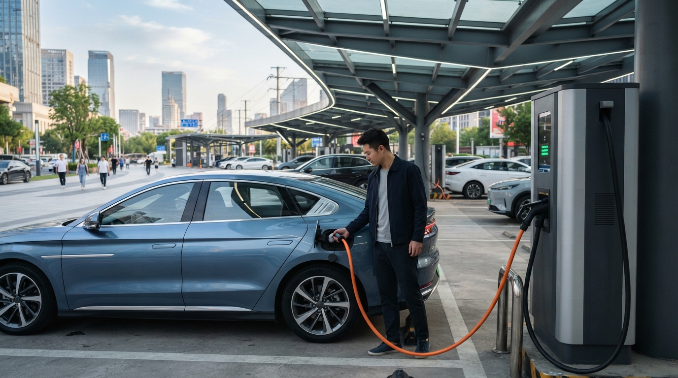 Geely dévoile une borne de recharge de 2 250 kW : seulement 4 min 30 s pour faire le plein d’électricité 1 geely dévoile une borne de recharge de 2 250 kw qui promet de faire le plein d’électricité en seulement 4 min 30 s.