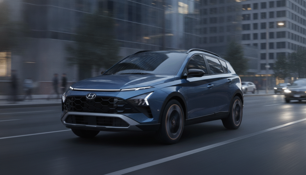 Hyundai Bayon 2027 : découvrez un petit SUV revisité, plus robuste et dynamique grâce aux derniers teasers 1 découvrez le hyundai bayon 2027, un petit suv revisité alliant robustesse et dynamisme, révélé par les derniers teasers pour une expérience de conduite renouvelée.