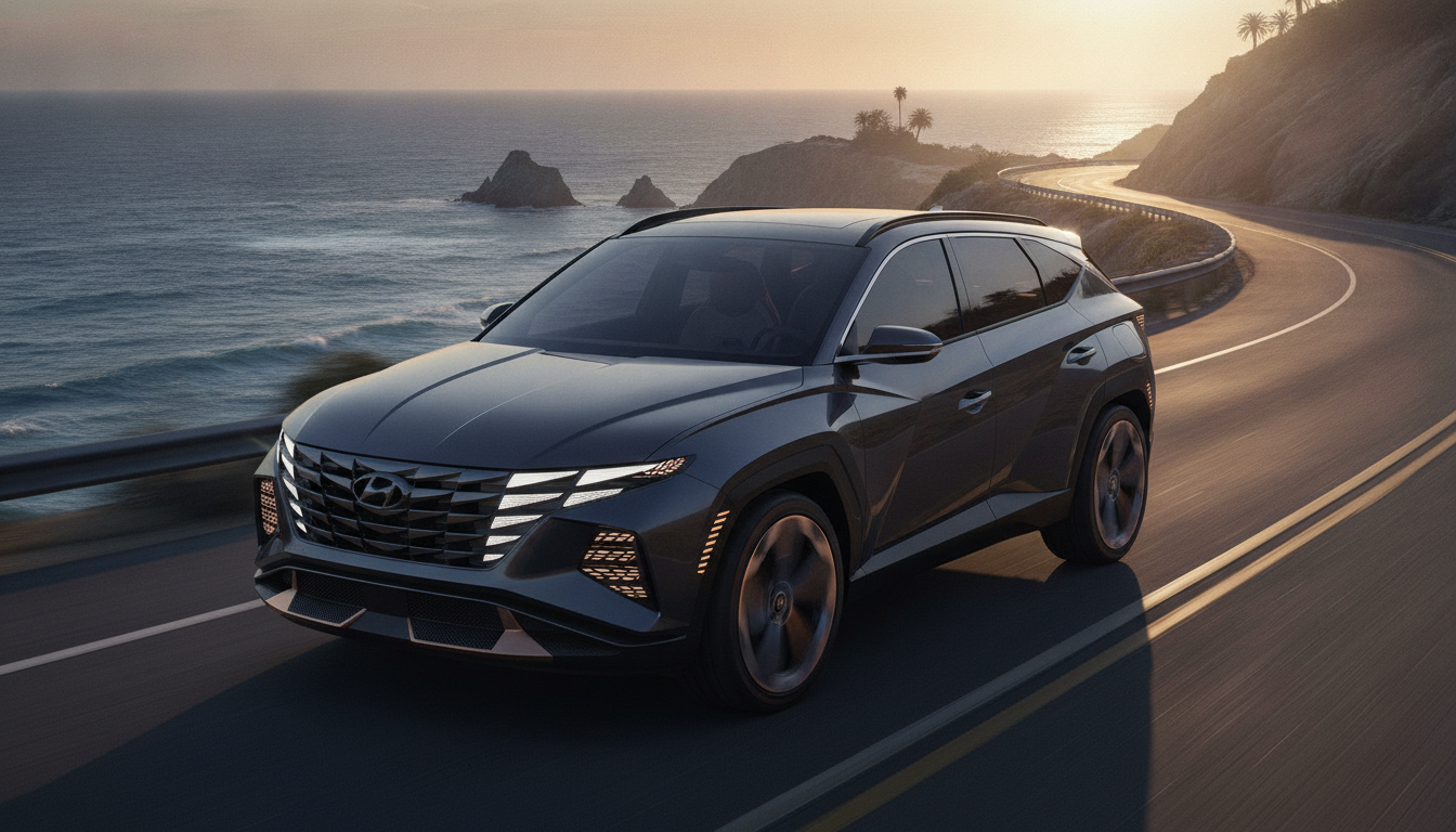 Hyundai Tucson 2027 : un design révolutionnaire qui redéfinit totalement le SUV 1 découvrez le hyundai tucson 2027, un suv au design révolutionnaire qui redéfinit totalement le style et l'innovation pour une nouvelle expérience de conduite.