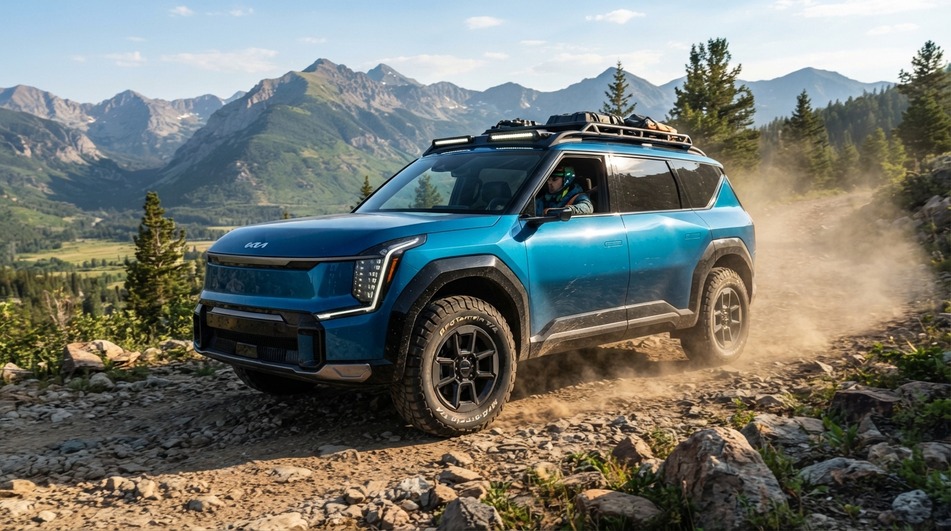 Kia brevète un SUV tout-terrain au look radical, inspiré d’un EV9 pas comme les autres 1 kia dépose un brevet pour un suv tout-terrain au design radical, inspiré d’une version inédite de l’ev9. découvrez les détails de ce concept étonnant.