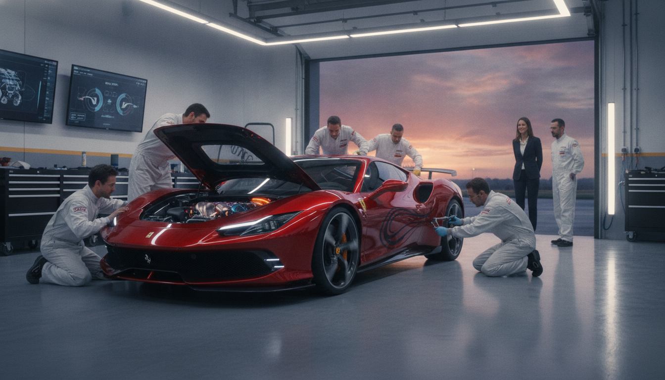 La Ferrari Luce : à peine sortie des concessions, elle se métamorphose déjà sous les mains des préparateurs – plongez dans un univers parallèle 1 découvrez comment la ferrari luce, fraîchement sortie des concessions, se transforme radicalement grâce aux talents des préparateurs automobiles. plongez dans un univers parallèle où design et performance se réinventent.