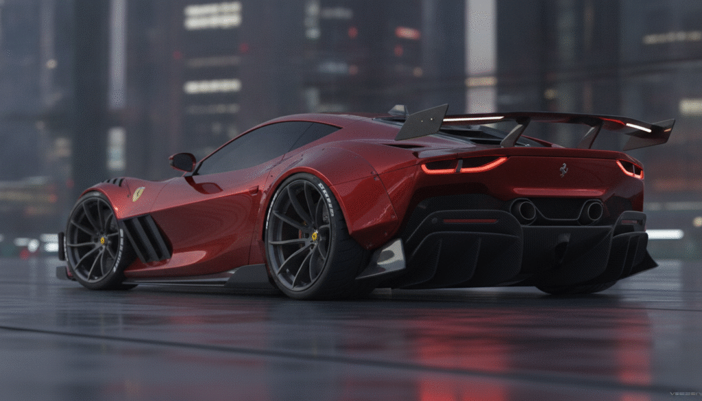 La Ferrari Luce : à peine sortie des concessions, elle se métamorphose déjà sous les mains des préparateurs – plongez dans un univers parallèle 1 découvrez comment la ferrari luce, fraîchement sortie des concessions, se transforme de manière spectaculaire grâce au travail des préparateurs automobiles dans un univers parallèle fascinant.