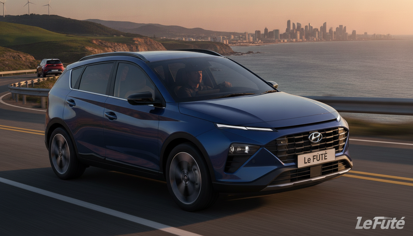 Le Hyundai Bayon se métamorphose : son successeur s'impose comme un SUV compact au look puissant 1 découvrez le nouveau hyundai bayon, un suv compact au design renforcé et à l'allure dynamique, alliant puissance et modernité pour une expérience de conduite exceptionnelle.