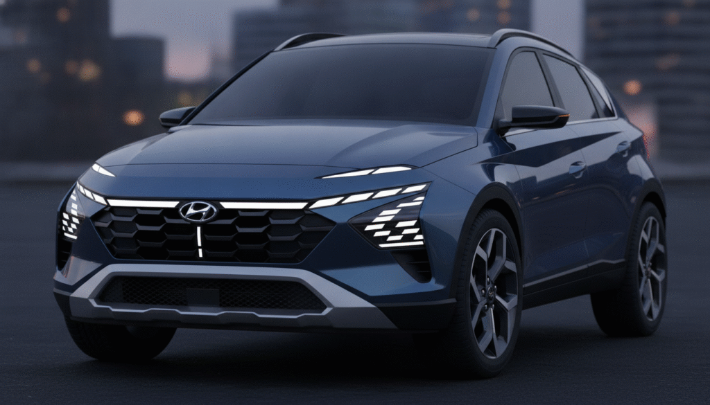 Le Hyundai Bayon se métamorphose : son successeur s'impose comme un SUV compact au look puissant 1 découvrez le hyundai bayon nouvelle génération, un suv compact au design renforcé et à la silhouette dynamique qui allie puissance et modernité.