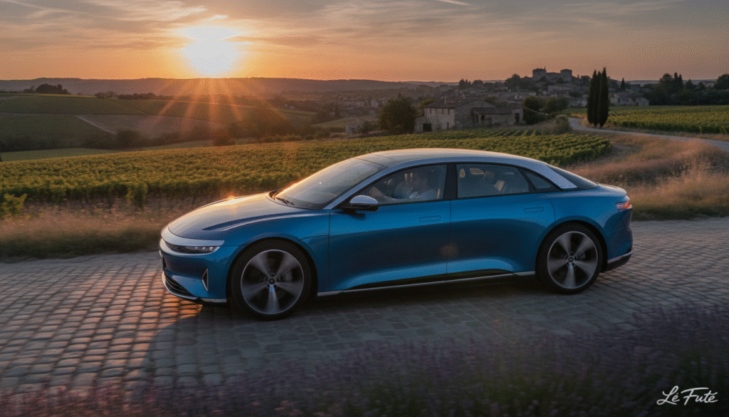 Lucid débarque en France : jusqu’à 1 251 ch et 960 km d'autonomie WLTP pour rivaliser avec Tesla et Mercedes 1 lucid arrive en france avec ses véhicules puissants offrant jusqu'à 1 251 chevaux et une autonomie wltp de 960 km, prêt à concurrencer tesla et mercedes sur le marché des voitures électriques de luxe.