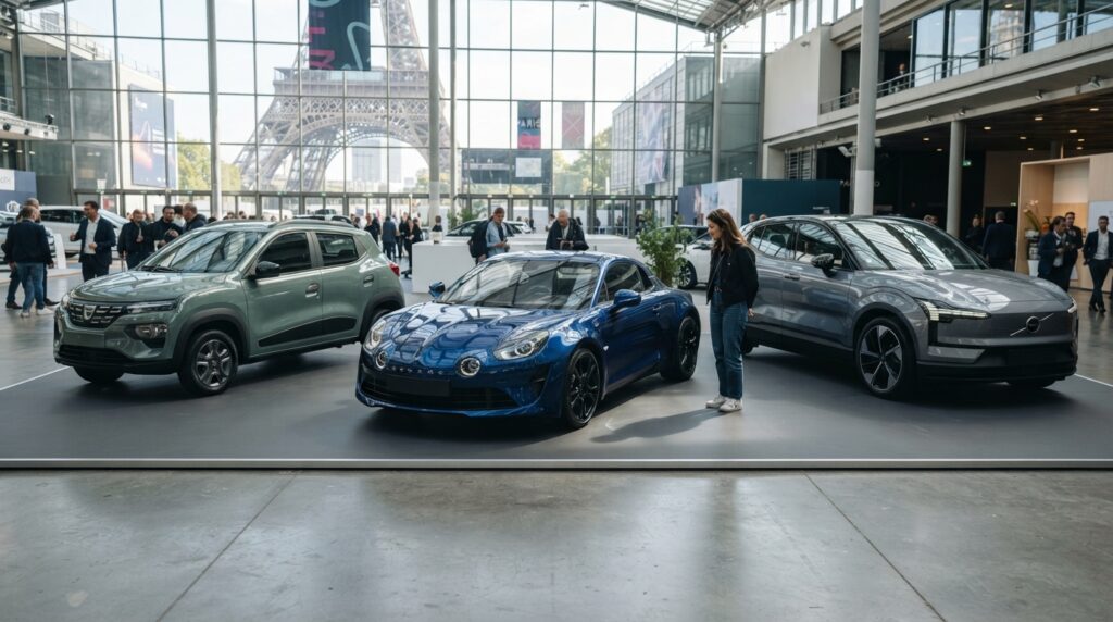Mondial de l’Auto 2026 à Paris : nouvelle Dacia Spring, Alpine A110 électrique et Volvo EX60 parmi les incontournables 1 au mondial de l’auto 2026 à paris, découvrez les modèles phares : nouvelle dacia spring, alpine a110 électrique et volvo ex60.