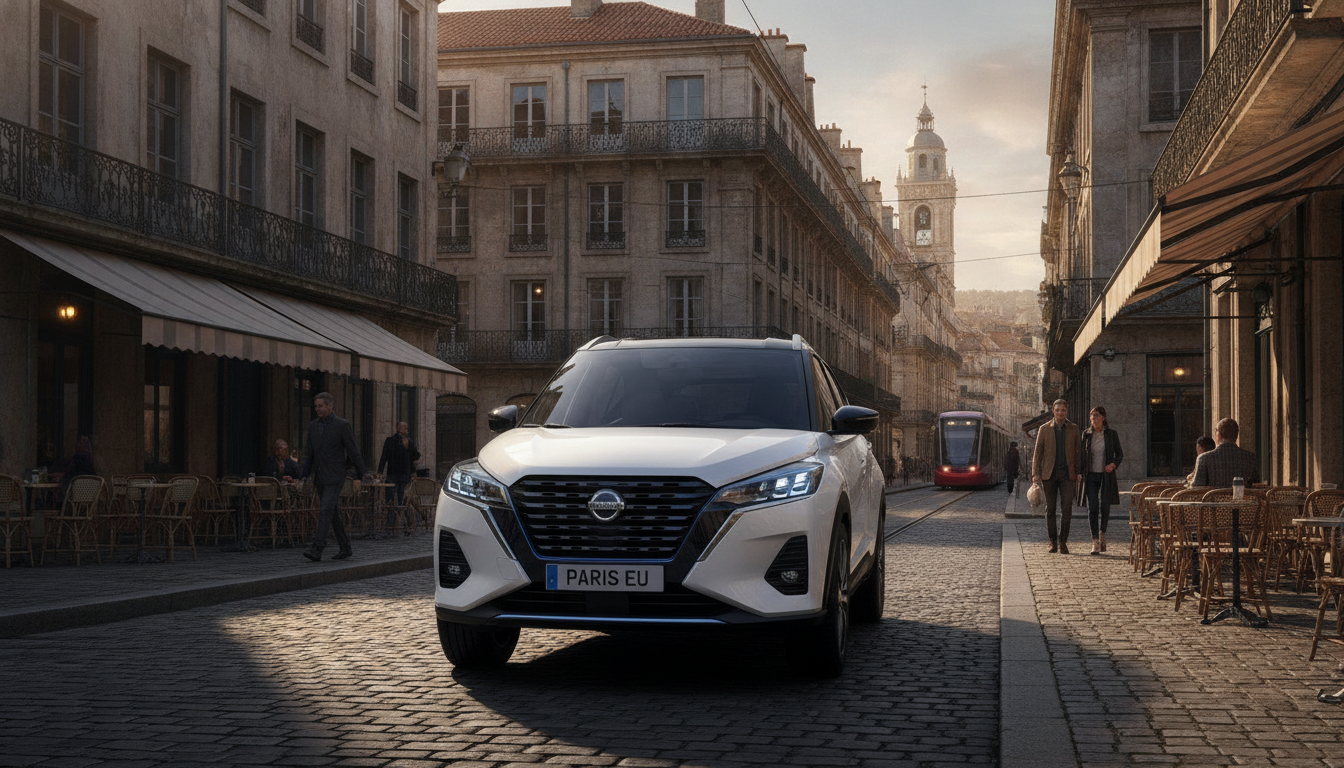 Nissan s’apprête à lancer un SUV hybride compact en Europe, plus petit que le Qashqai et produit à proximité de nos frontières 1 nissan prépare le lancement en europe d'un suv hybride compact, plus petit que le qashqai, fabriqué près de nos frontières pour un modèle innovant et écologique.