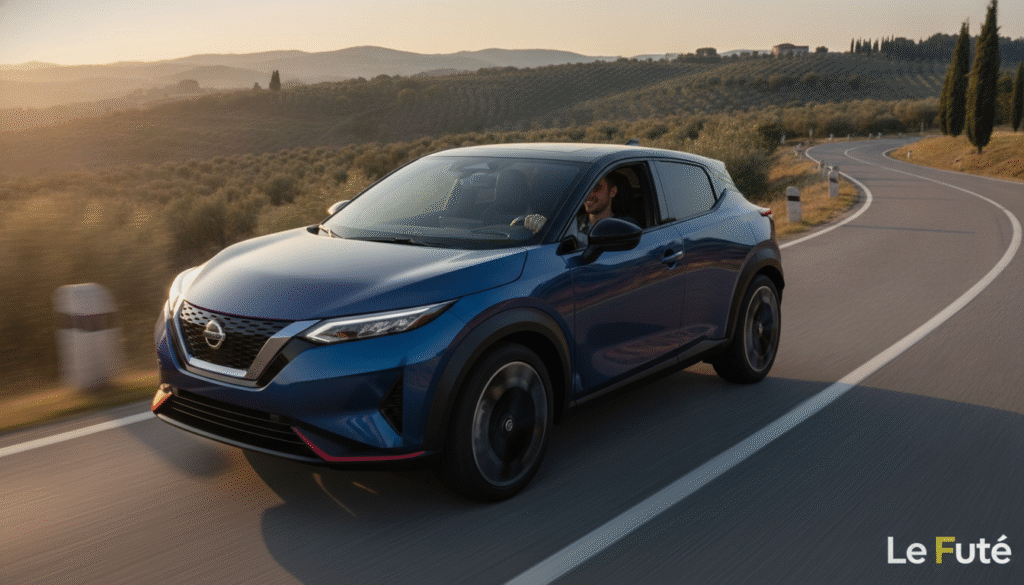 Nissan s’apprête à lancer un SUV hybride compact en Europe, plus petit que le Qashqai et produit à proximité de nos frontières 1 nissan prépare le lancement en europe d'un suv hybride compact, plus petit que le qashqai et fabriqué près de nos frontières, alliant innovation et proximité.