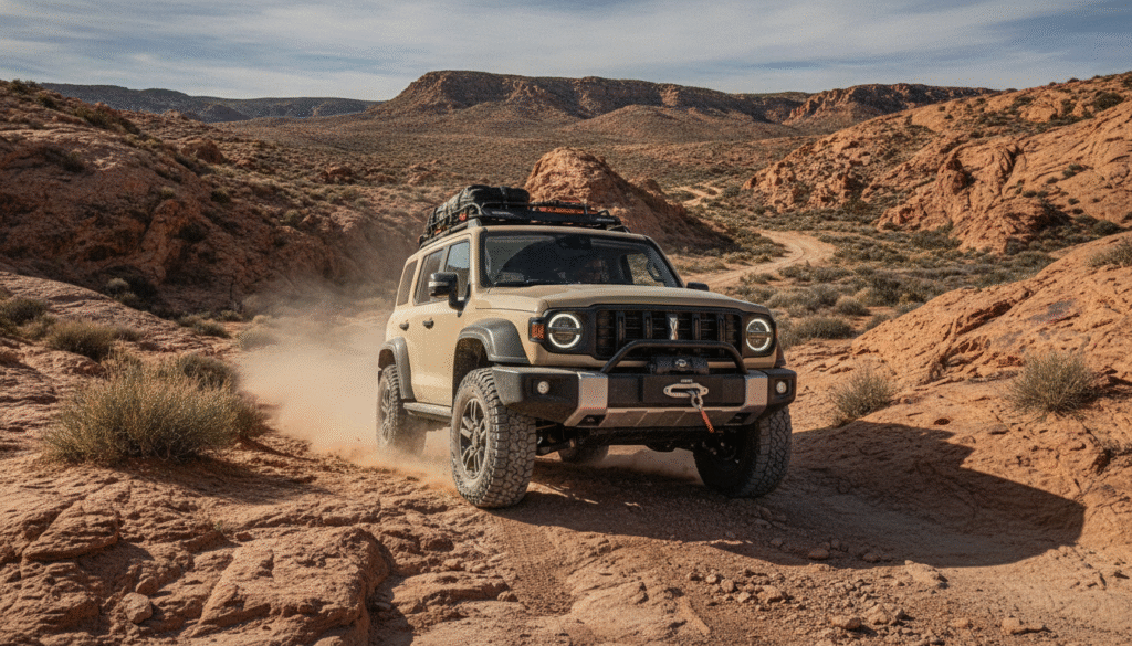 Nouveau 4x4 authentique débarque en Europe : 408 chevaux, boîte courte et double blocage pour 51 400 € 1 découvrez le nouveau 4x4 authentique avec 408 chevaux, boîte courte et double blocage, disponible en europe à partir de 51 400 €. performance et aventure garanties.