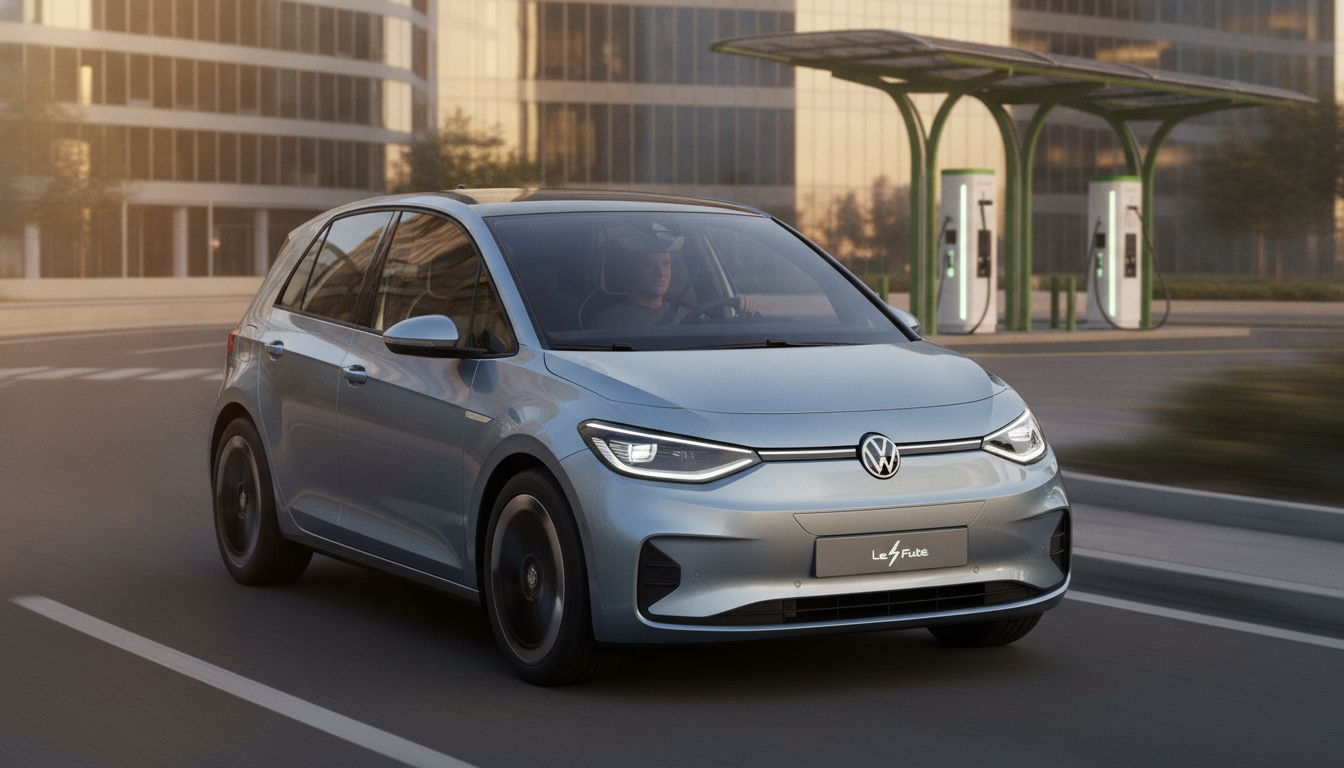 Volkswagen présente sa nouvelle citadine électrique à moins de 25 000 € : la compacte qui défie la Renault 5 1 découvrez la nouvelle citadine électrique volkswagen à moins de 25 000 €, une compacte innovante qui rivalise directement avec la renault 5. performances, design et autonomie au rendez-vous.