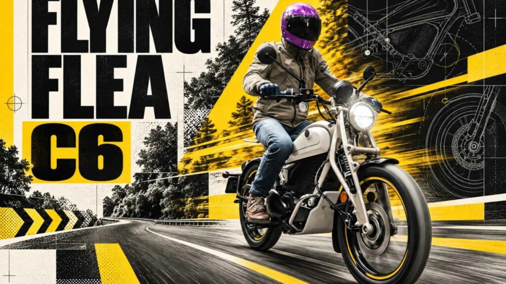 Cette moto électrique 125 fait forte impression : découvrez la Flying Flea C6 de Royal Enfield ! 1 Tests
/
26 septembre 2026 à 18:02
Essai Flying Flea C6 : avec sa première moto électrique 125, Royal Enfield frappe fort !
Attendue, la Flying Flea C6 semble être l’une des motos électriques 125 les plus convaincantes actuellement sur le marché, et son prix est raisonnable au vu des équipements de série.