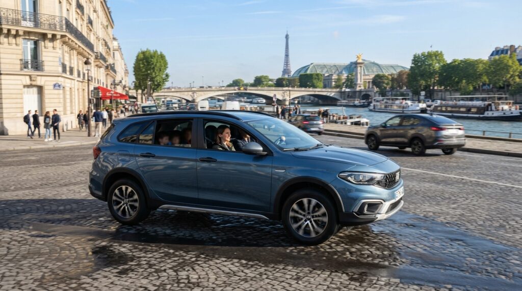 À Paris, Fiat dévoile ses deux nouveaux SUV Grizzly : une gamme familiale déclinée en essence, hybride et électrique 1 à paris, fiat dévoile les deux nouveaux suv grizzly : une gamme familiale disponible en versions essence, hybride et électrique.