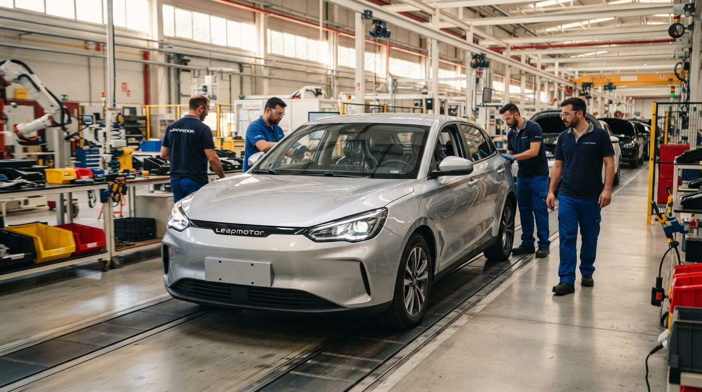 Après le B10, Stellantis confirme la production de la Leapmotor B05 en Espagne 1 après le b10, stellantis confirme la production de la leapmotor b05 en espagne, une nouvelle étape dans le développement de la marque en europe.