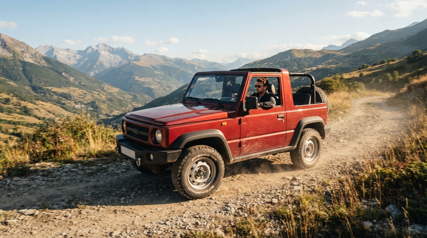 BAW 212 Mavero : un 4×4 compact à toit amovible, encore mystérieux côté motorisation 1 découvrez le baw 212 mavero, un 4×4 compact à toit amovible dont la motorisation reste encore mystérieuse.