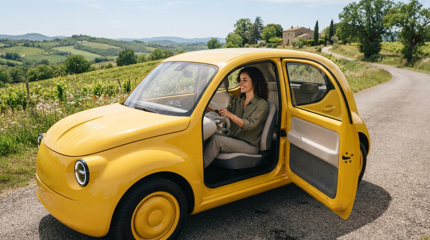 Citroën 2 CV Concept : l’intérieur sans tableau de bord classique pourrait-il passer en série ? 1 citroën 2 cv concept : découvrez cet intérieur sans tableau de bord classique et les chances de voir cette idée innovante arriver en série.