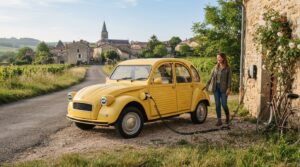 un concept de citroën 2 cv électrique réinvente l’icône populaire avec une vision simple, abordable et adaptée aux enjeux de la mobilité moderne.
