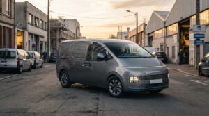 découvrez le hyundai staria cargo électrique : jusqu’à 450 km d’autonomie et une tonne de charge utile pour répondre aux besoins des professionnels.