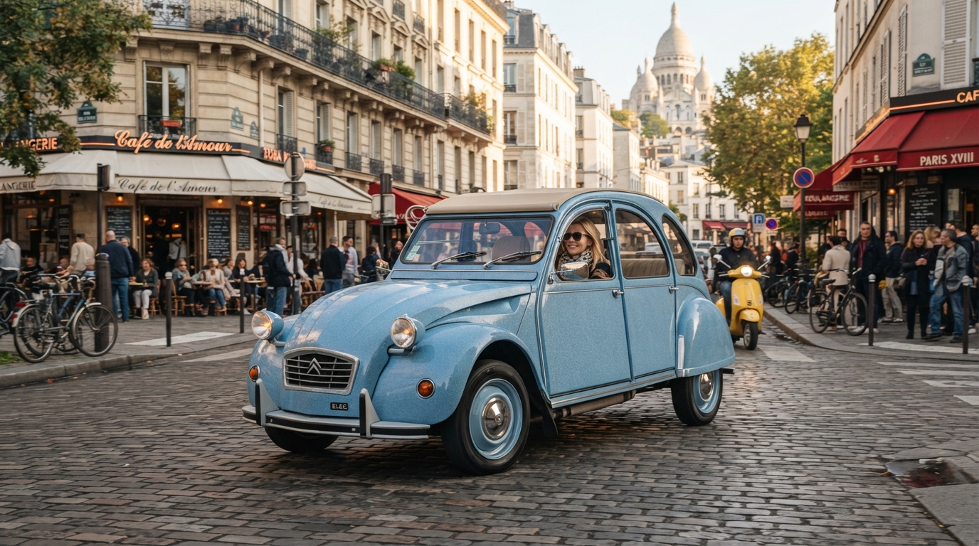 La 2CV électrique de Citroën se profile pour 2028 : un prix cible de 15 000 € évoqué avant le Mondial de Paris 1 citroën prépare une 2cv électrique pour 2028, avec un prix cible de 15 000 € évoqué avant le mondial de paris. découvrez les premières informations.