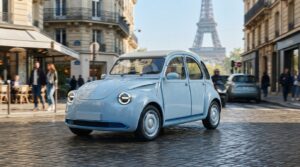 citroën pourrait ressusciter la 2cv en version électrique dès 2028, avec un prix cible de 15 000 € évoqué avant le mondial de paris.