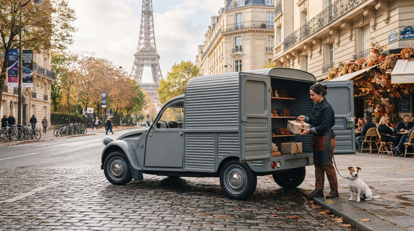 La mythique Citroën 2 CV Fourgonnette renaît en concept électrique, sans projet de production annoncé 1 la citroën 2 cv fourgonnette renaît sous la forme d’un concept électrique. une évocation nostalgique, sans production annoncée.
