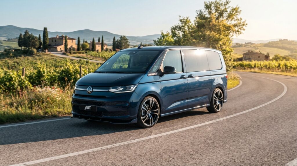 Le Volkswagen Multivan muscle son style avec des jantes de 20 pouces et un châssis abaissé de 30 mm 1 le volkswagen multivan affirme son style avec des jantes de 20 pouces et un châssis abaissé de 30 mm, pour une allure plus sportive.