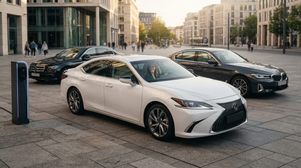 Lexus ES 2026 : hybride ou 100 % électrique, elle affiche le même tarif que ses rivales BMW Série 5 et Mercedes Classe E 1 découvrez la lexus es 2026, proposée en hybride ou 100 % électrique au même tarif que les bmw série 5 et mercedes classe e.