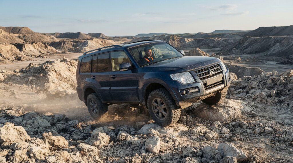 Nouveau Mitsubishi Pajero : pourquoi son 4×4 a été mis à l’épreuve sur un terrain digne des véhicules lunaires 1 découvrez pourquoi le nouveau mitsubishi pajero a été mis à l’épreuve sur un terrain lunaire et ce que ce test révèle sur ses capacités tout-terrain.