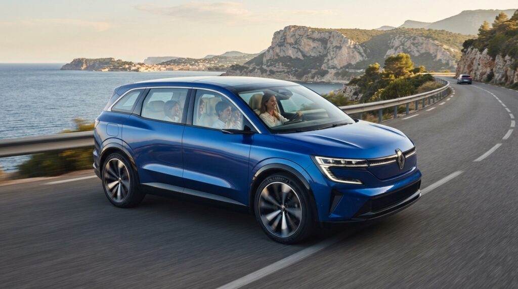 Renault E-Space Concept : le monospace électrique renaît avec six places et des roues de 23 pouces 1 découvrez le renault e-space concept, un monospace électrique à six places qui réinvente le voyage familial avec son design futuriste et ses roues de 23 pouces.